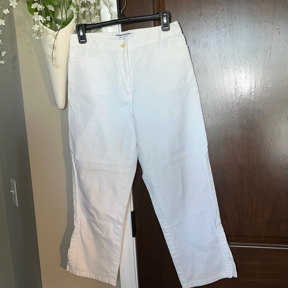 White Size 6 Summer Ankle Crops Pants